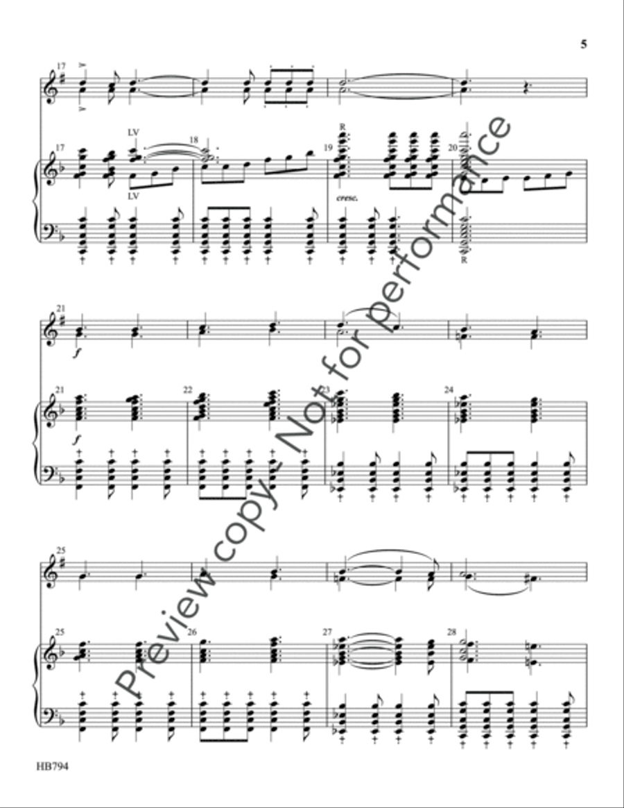 Joyful, Joyful, We Adore Thee - Tucker - full score 5-Octaves scores gallery preview page 4