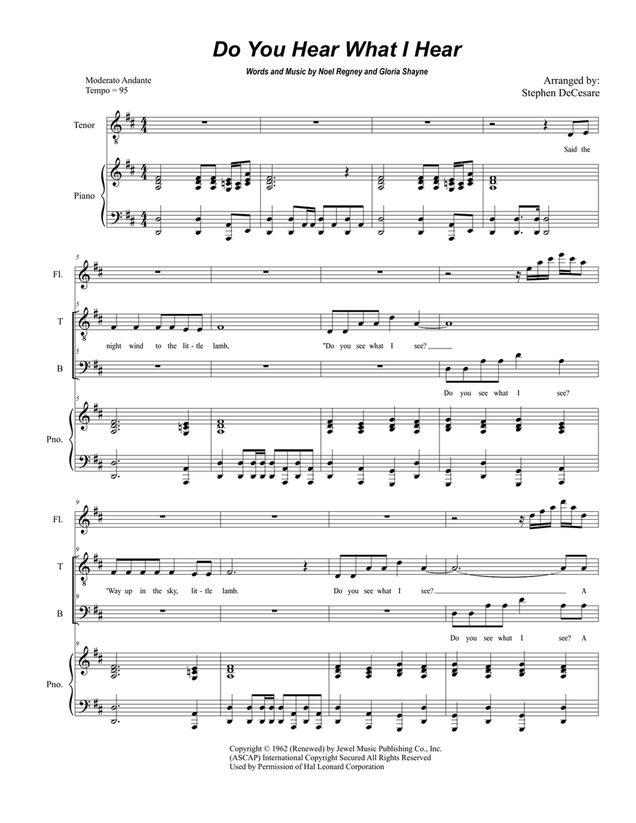 Do You Hear What I Hear TB scores gallery preview page 1