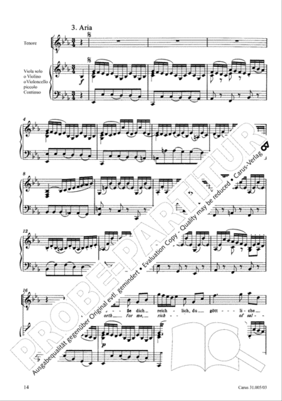 O where shall I now go (Wo soll ich fliehen hin) 4-Part scores gallery preview page 15