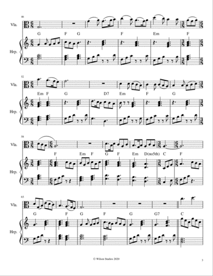 Our Great Savior (Jesus What a Friend For Sinners) Small Ensemble scores gallery preview page 3