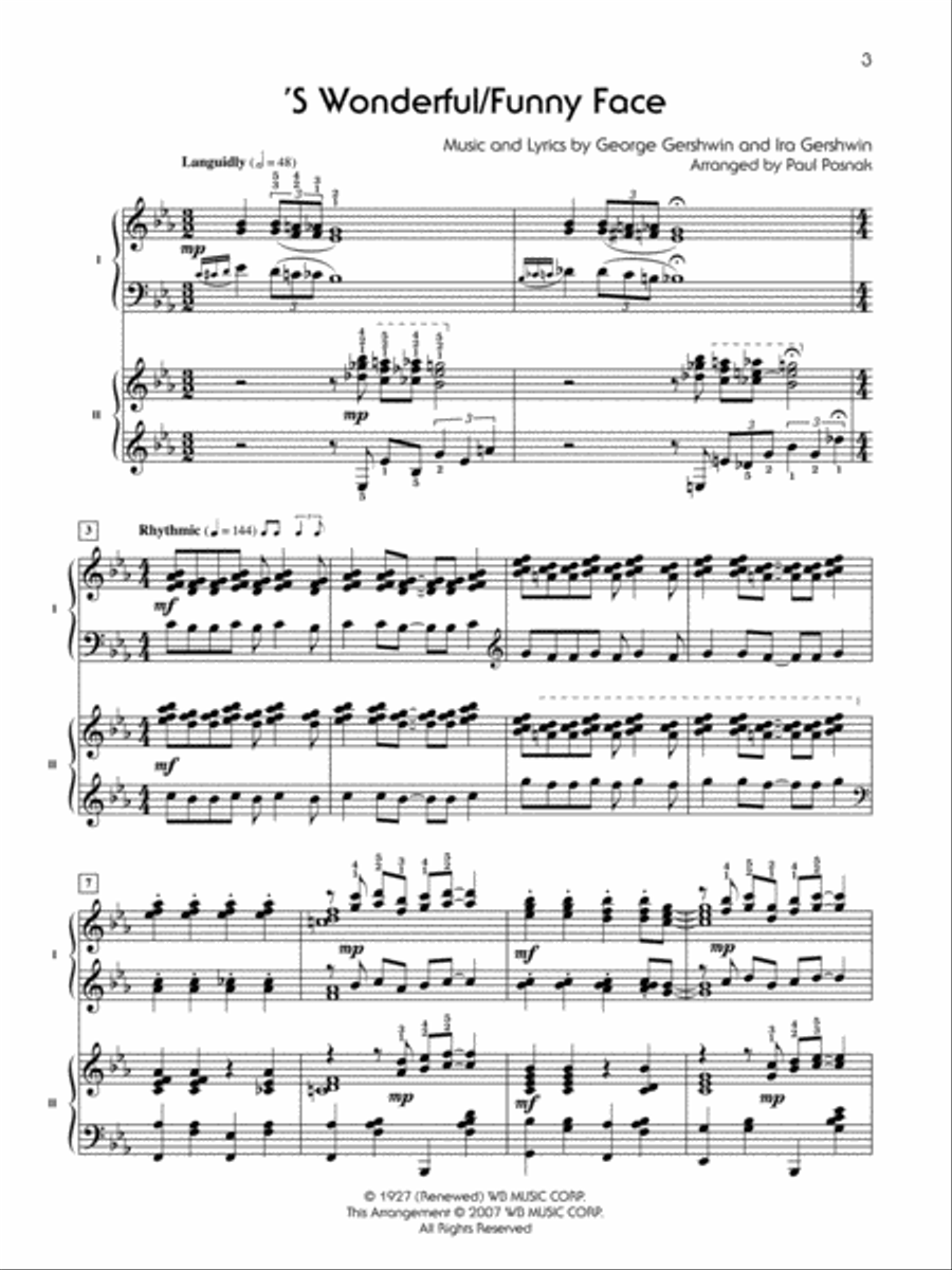 Four Songs by George Gershwin Small Ensemble scores gallery preview page 2