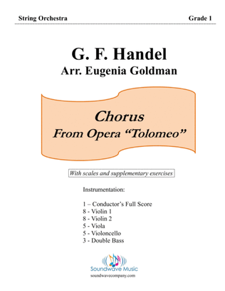 Chorus from Opera "Tolomeo"