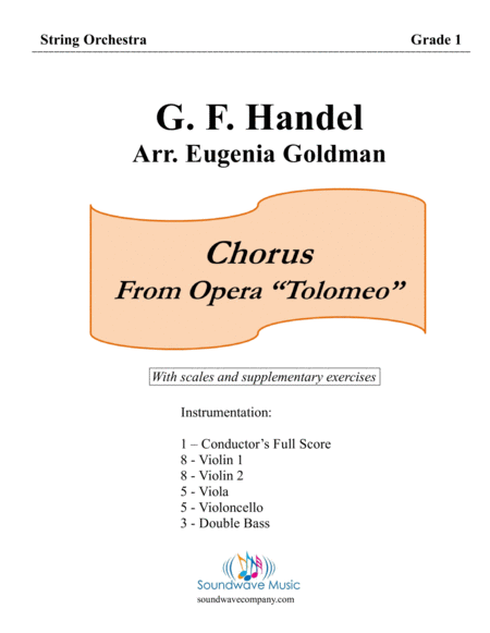 Chorus from Opera "Tolomeo" image number null