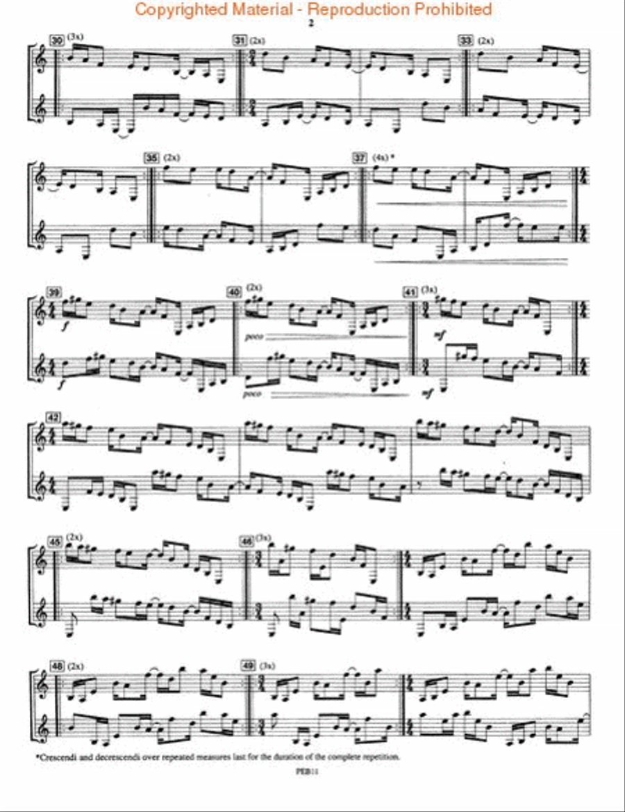 Nagoya Marimbas Percussion Ensemble scores gallery preview page 3