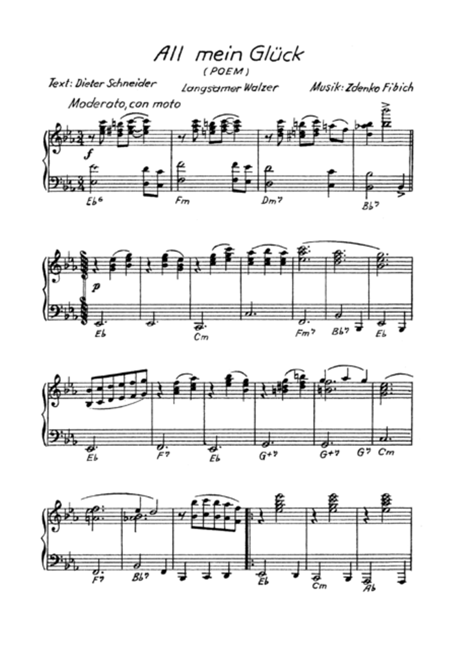 All mein Gluck All mein Gluck Piano Solo scores gallery preview page 3