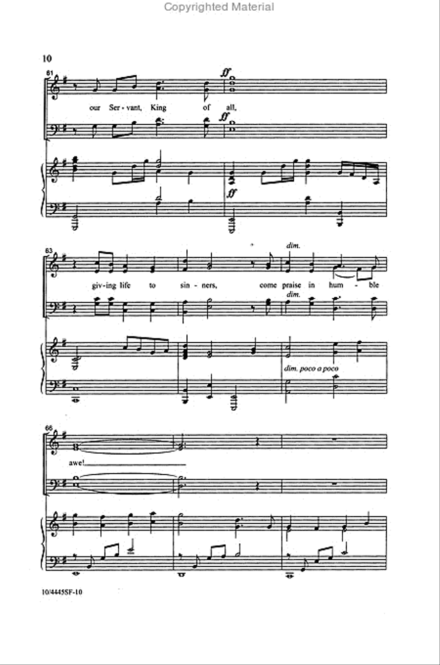 Glad Tidings Canticle Glad Tidings Canticle 4-Part scores gallery preview page 4
