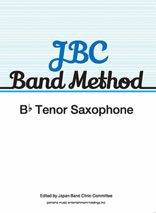 JBC BAND METHOD B Tenor Saxophone