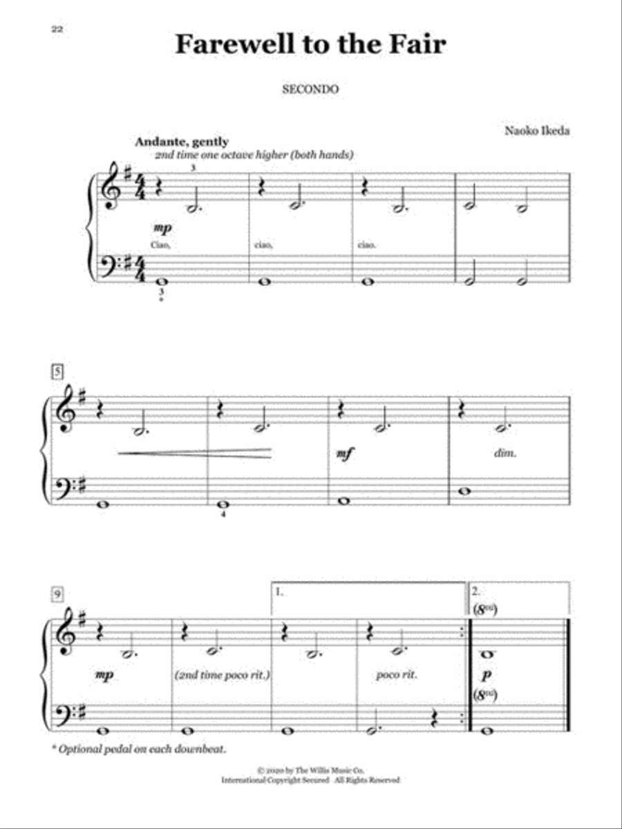 Day at the Fair Easy Piano scores gallery preview page 6