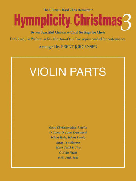 Hymnplicity Christmas - Book 3 Violin Parts
