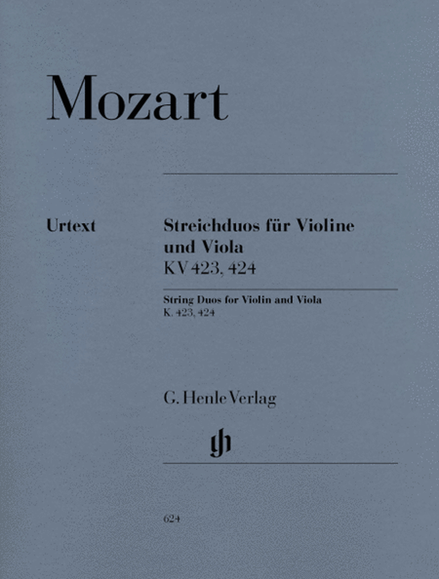 String Duos for Violin and Viola K423, 424