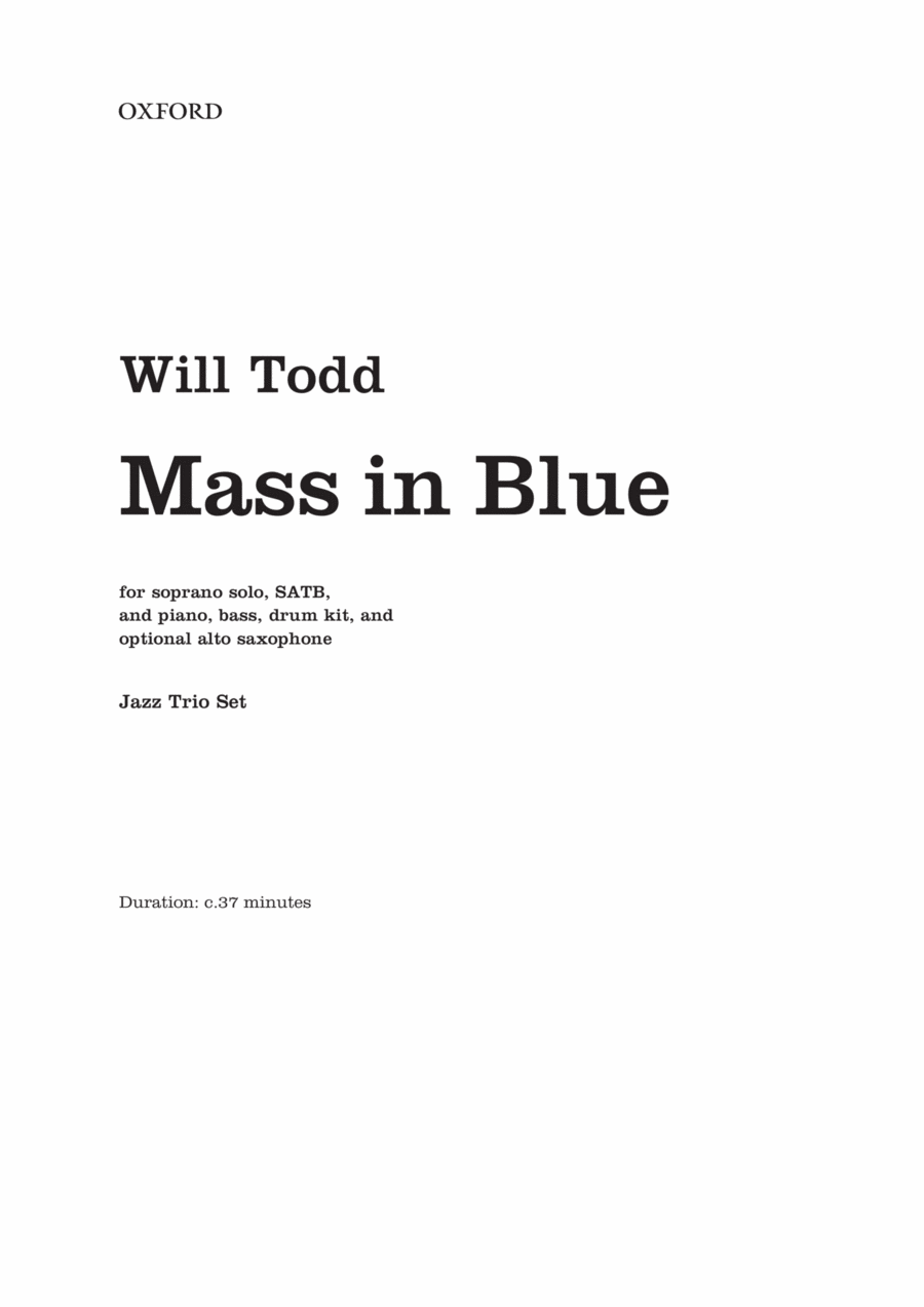 Mass in Blue