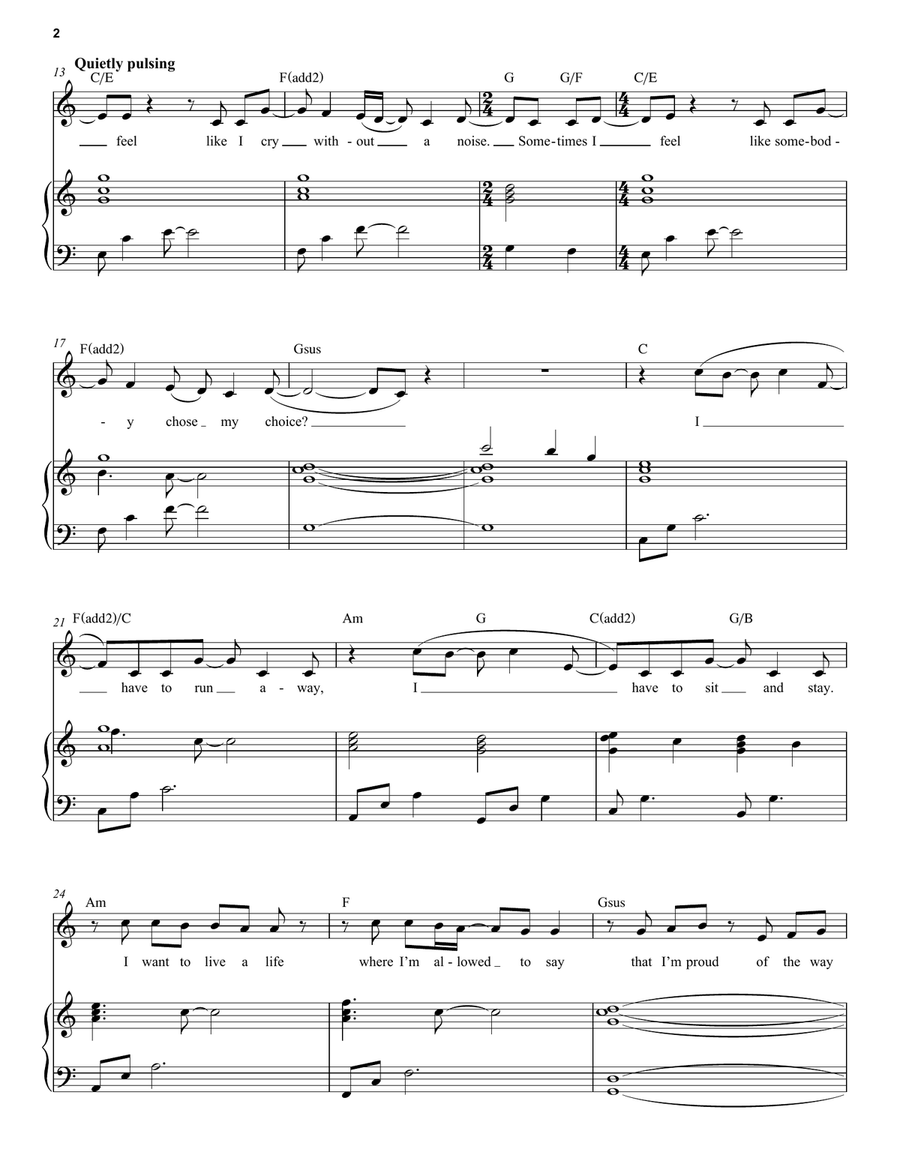 My Days (from The Notebook) Voice scores gallery preview page 2