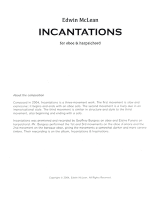 Book cover for incantations