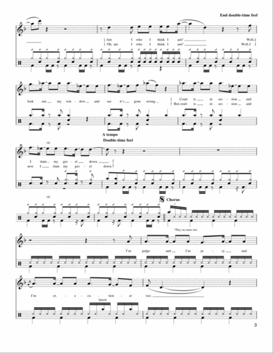 Dirty Window Dirty Window Drum Set scores gallery preview page 3