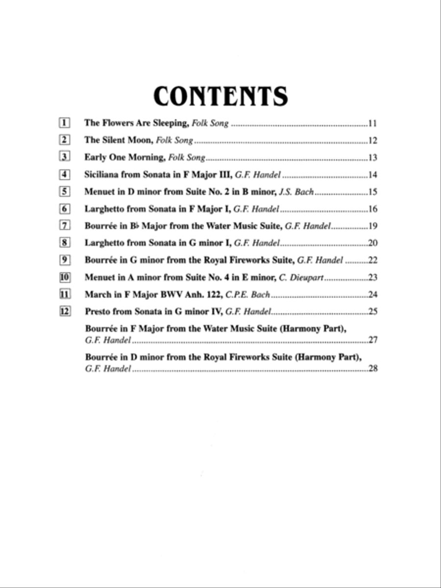 Suzuki Recorder School (Alto Recorder), Volume 2 Alto Recorder scores gallery preview page 2