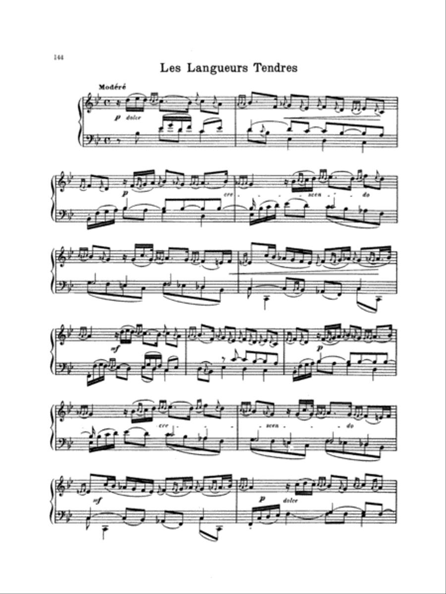 Couperin: Clavichord Pieces (Volume II) Piano Solo scores gallery preview page 1