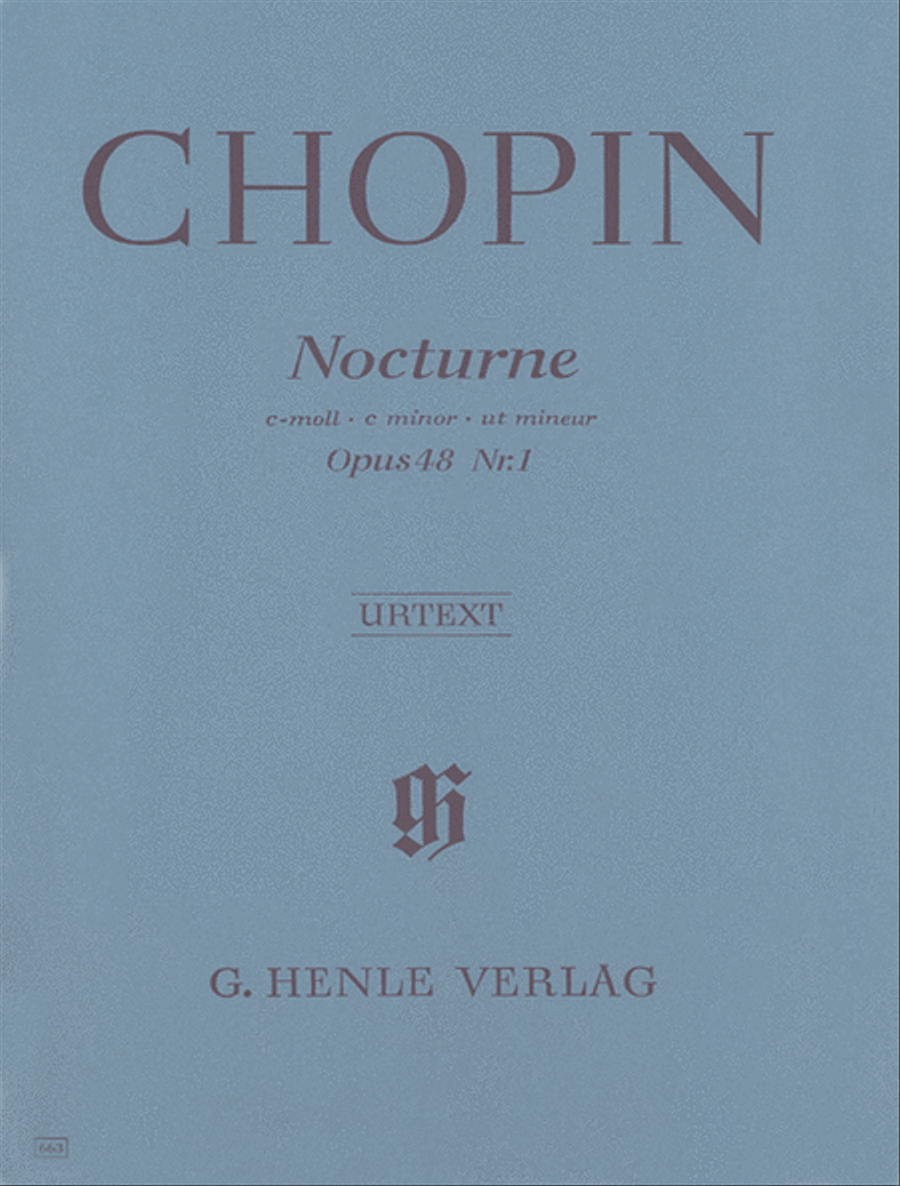 Nocturne in C minor Op. 48, No. 1 Piano Solo scores gallery preview page 1