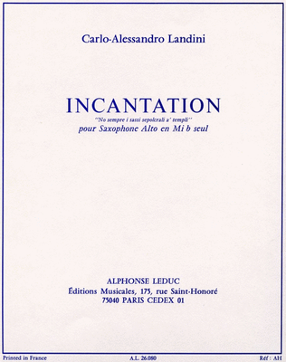 Incantation (saxophone Solo)
