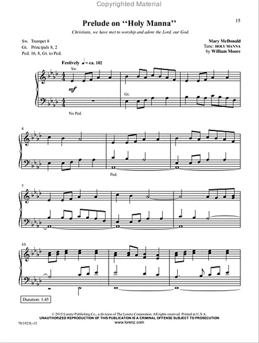 God Gave a Song God Gave a Song Organ Solo scores gallery preview page 6
