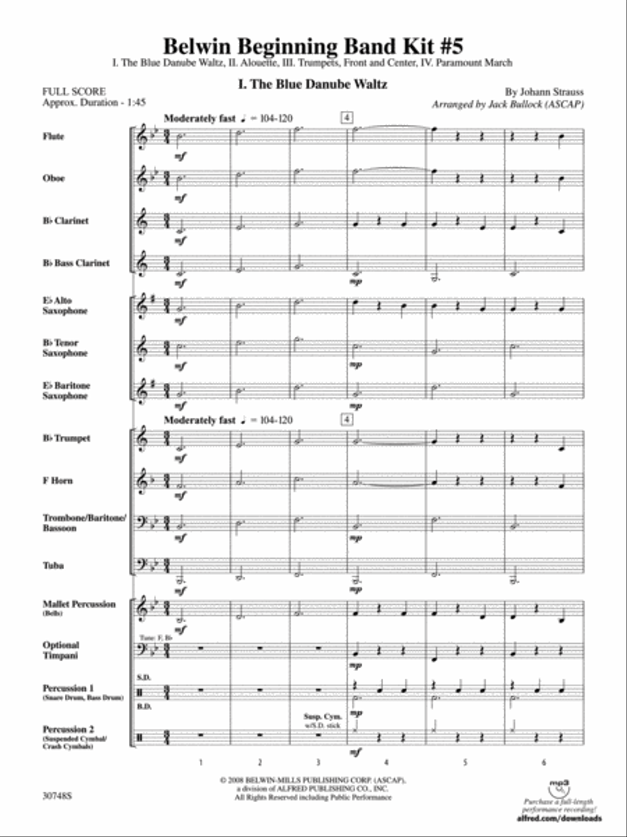 Belwin Beginning Band Kit #5 Concert Band scores gallery preview page 2