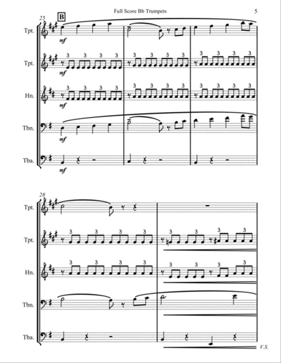 Judex Judex Brass Ensemble scores gallery preview page 5