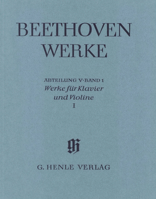 Works for Piano and Violin, Volume I