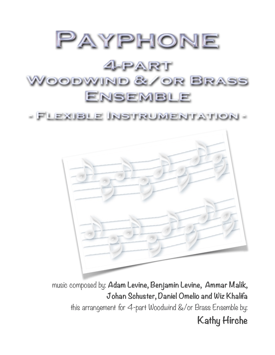 Payphone Brass Ensemble scores gallery preview page 1
