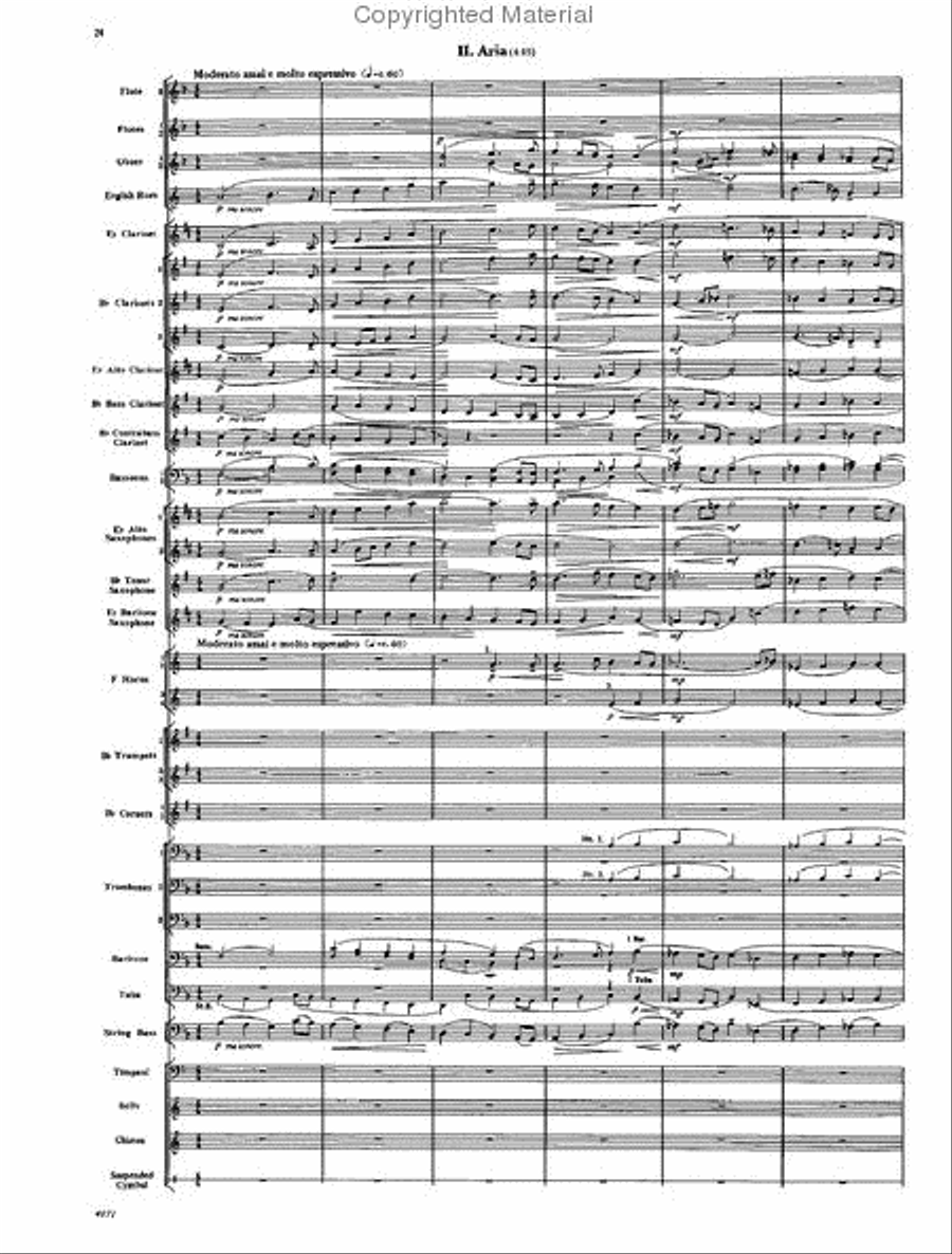 Fourth Suite for Band Concert Band scores gallery preview page 22