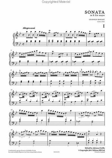 Sonata in B-flat major