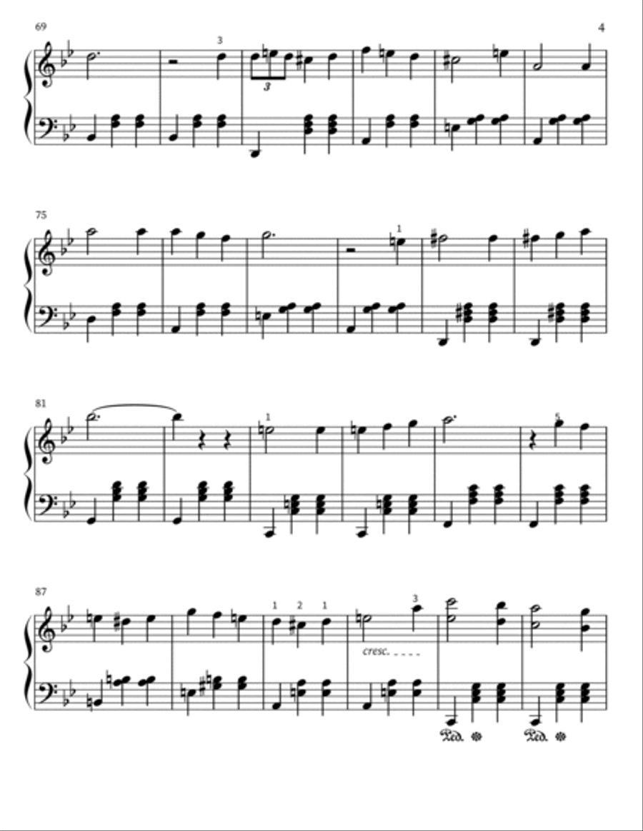 Howl's Moving Castle Piano scores gallery preview page 4