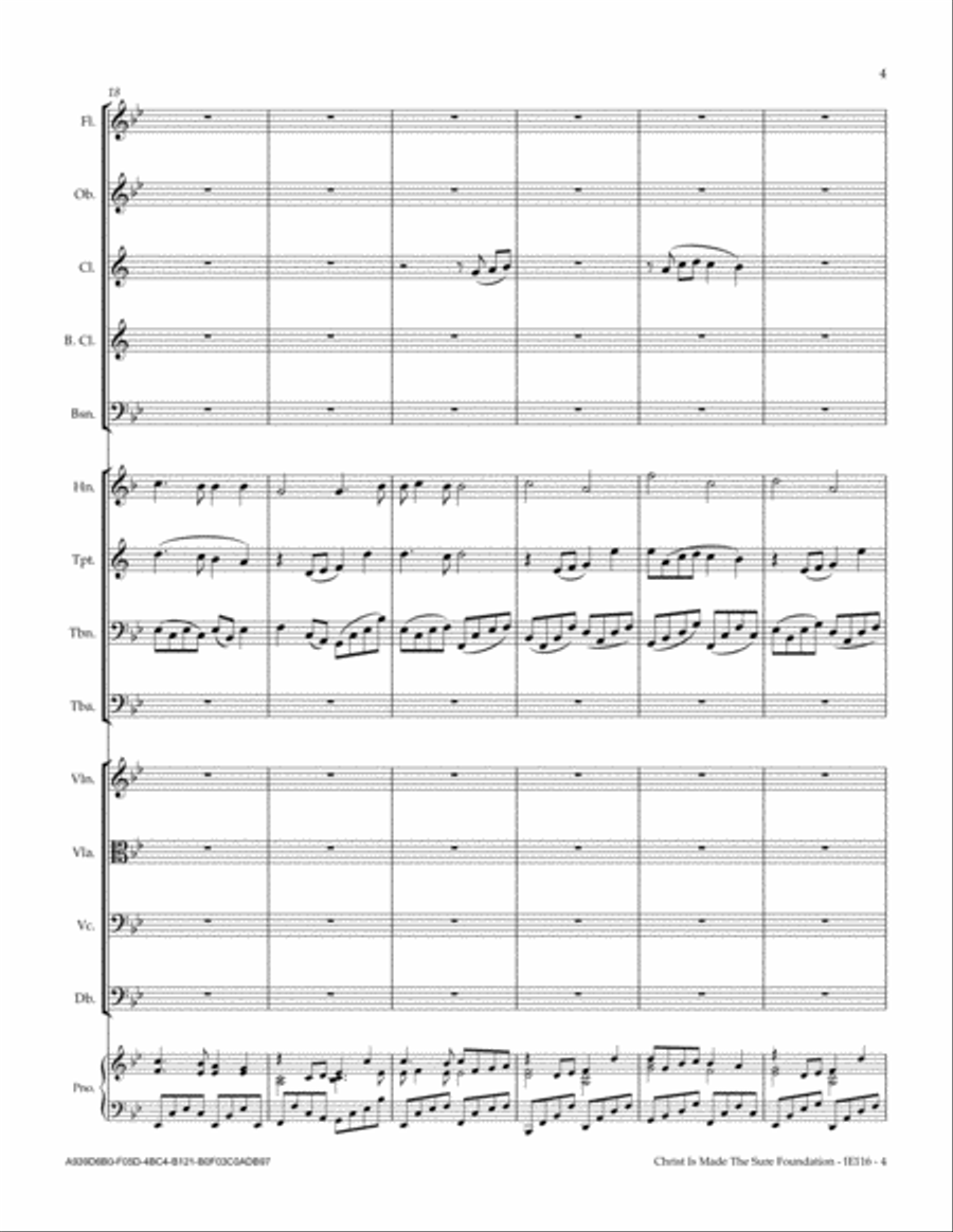 Christ Is Made The Sure Foundation Full Orchestra scores gallery preview page 5