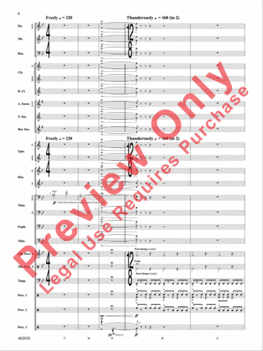 The Summoning The Summoning Concert Band scores gallery preview page 7