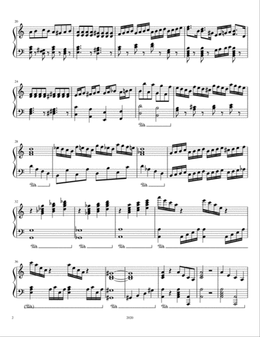 The Witch's Ceremony The Witch's Ceremony Piano Solo scores gallery preview page 2