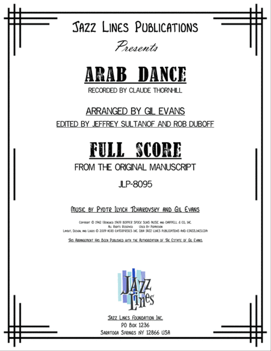 Arab Dance Big Band scores gallery preview page 1