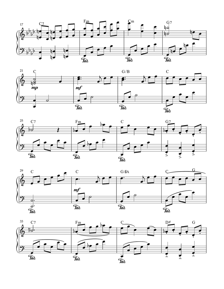 Childhood Memory (F minor version) Piano Solo scores gallery preview page 2