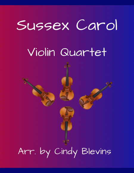 Sussex Carol, for Violin Quartet image number null