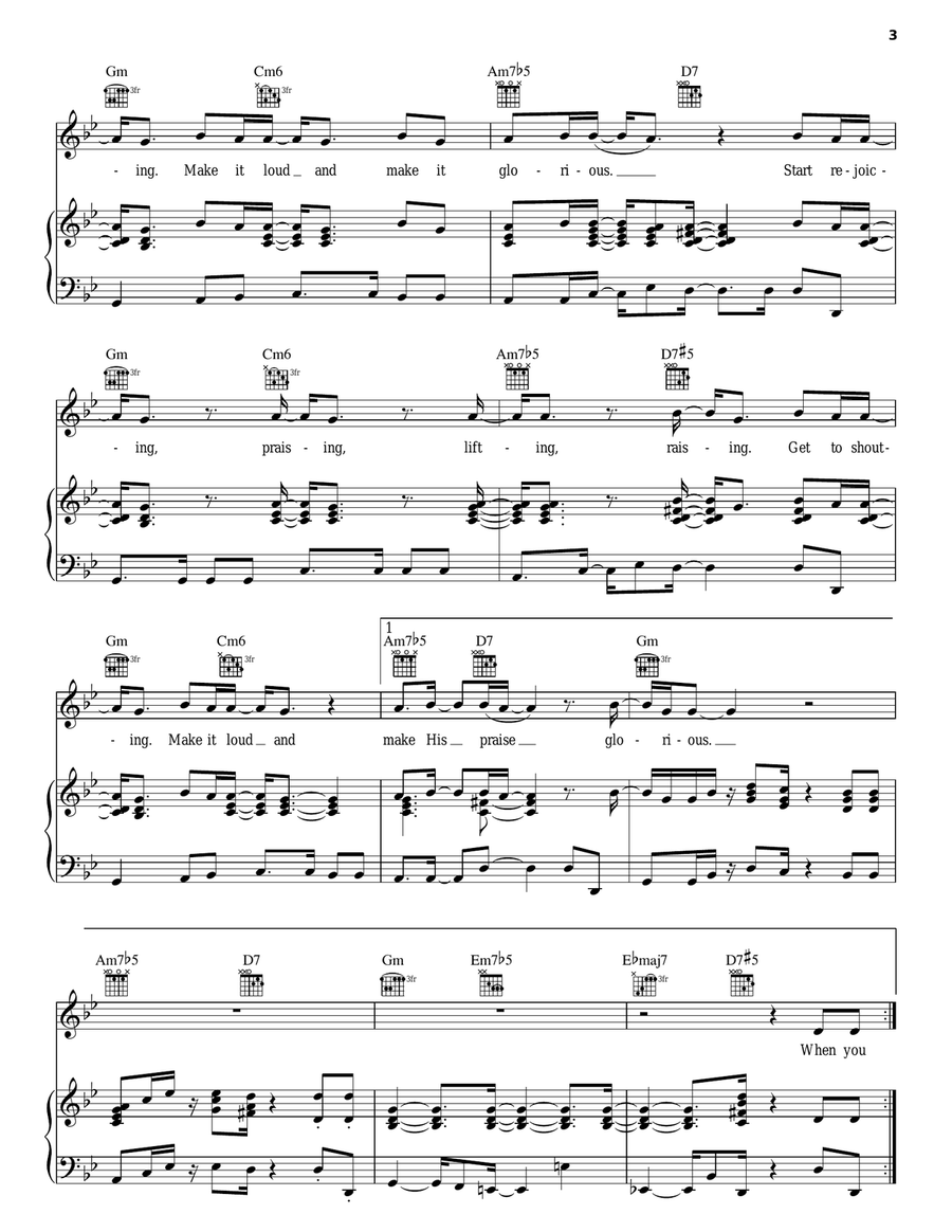 Glorious Guitar scores gallery preview page 3
