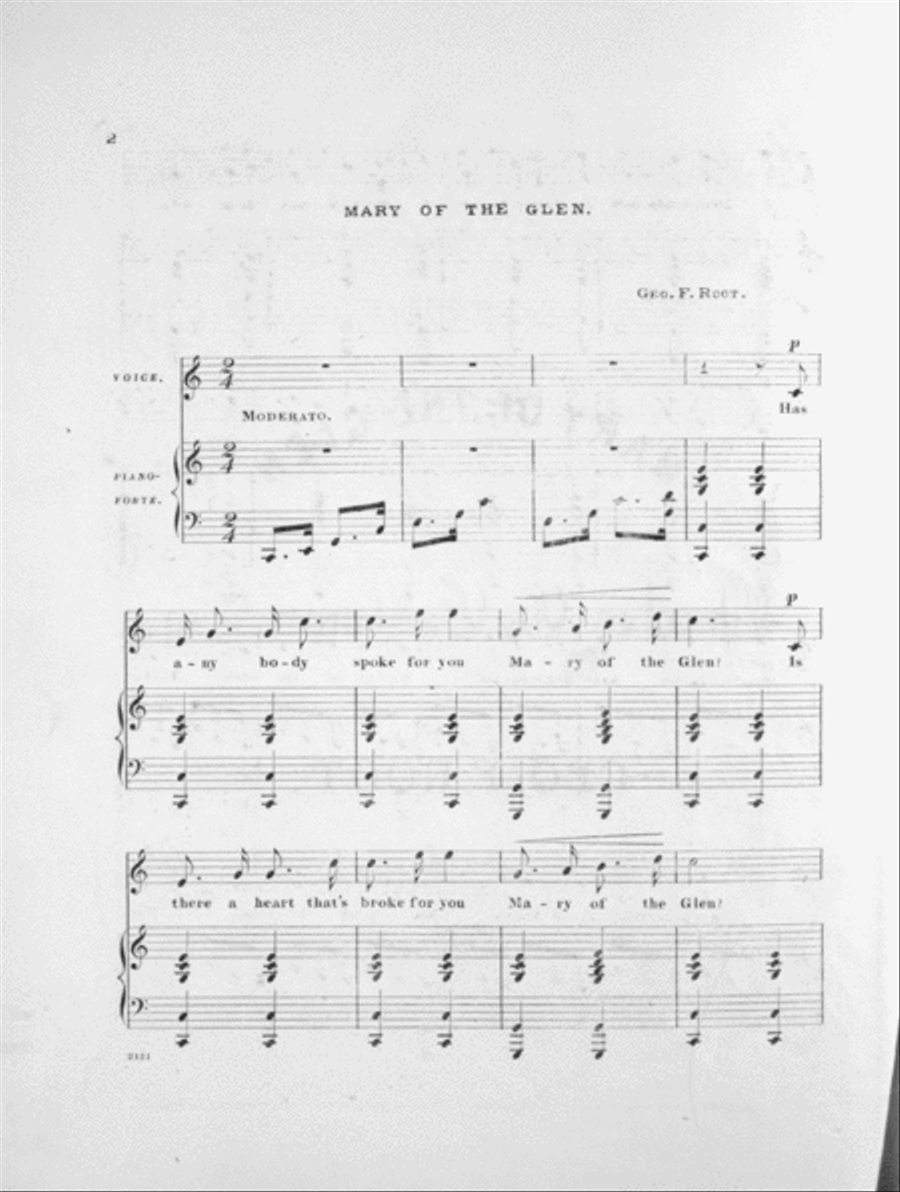 Mary of the Glen Voice scores gallery preview page 2