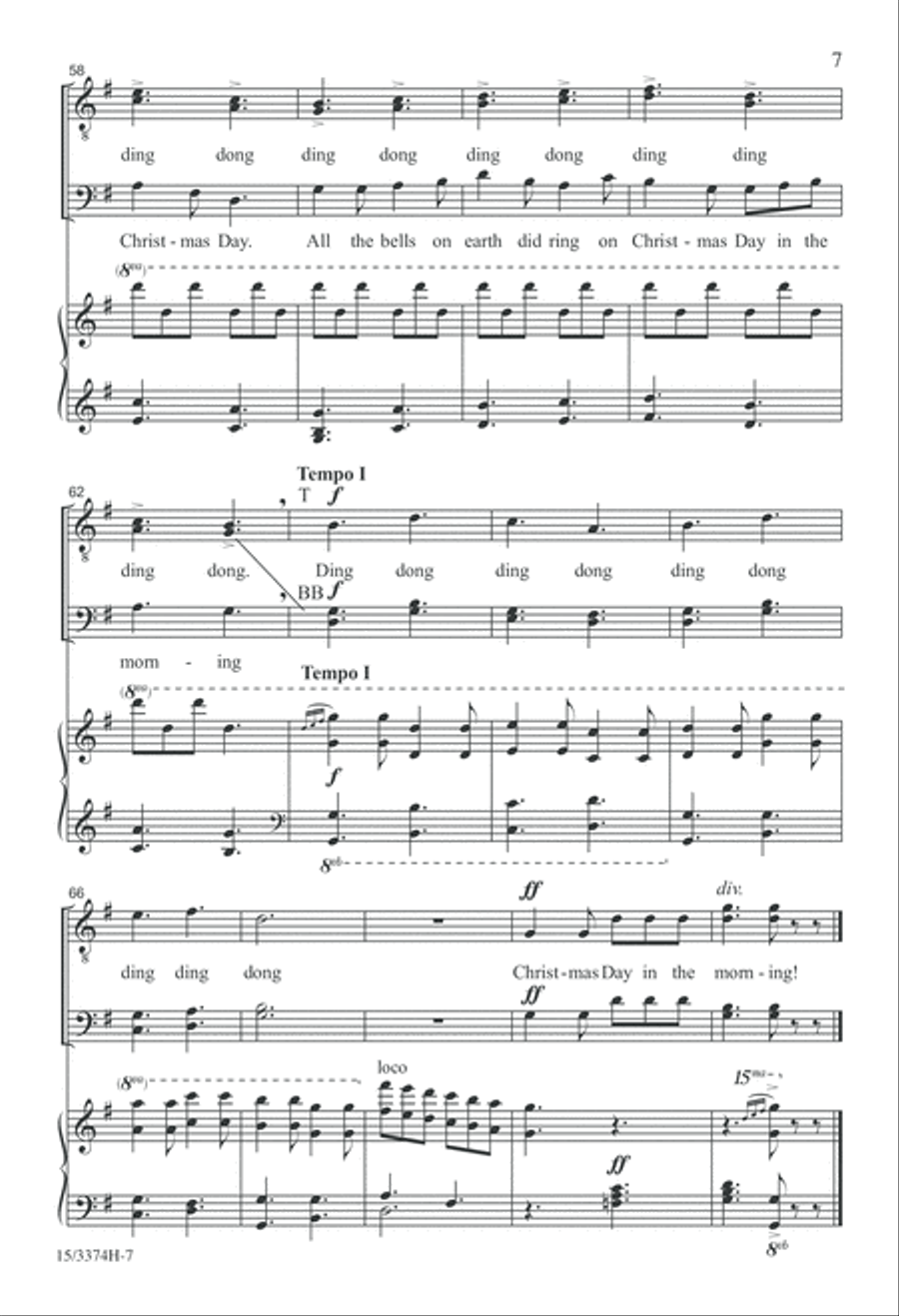 I Saw Three Ships I Saw Three Ships 3-Part scores gallery preview page 7