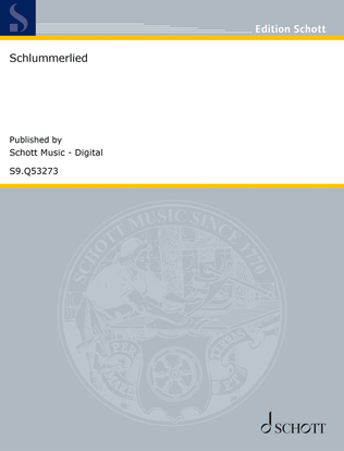Book cover for Schlummerlied