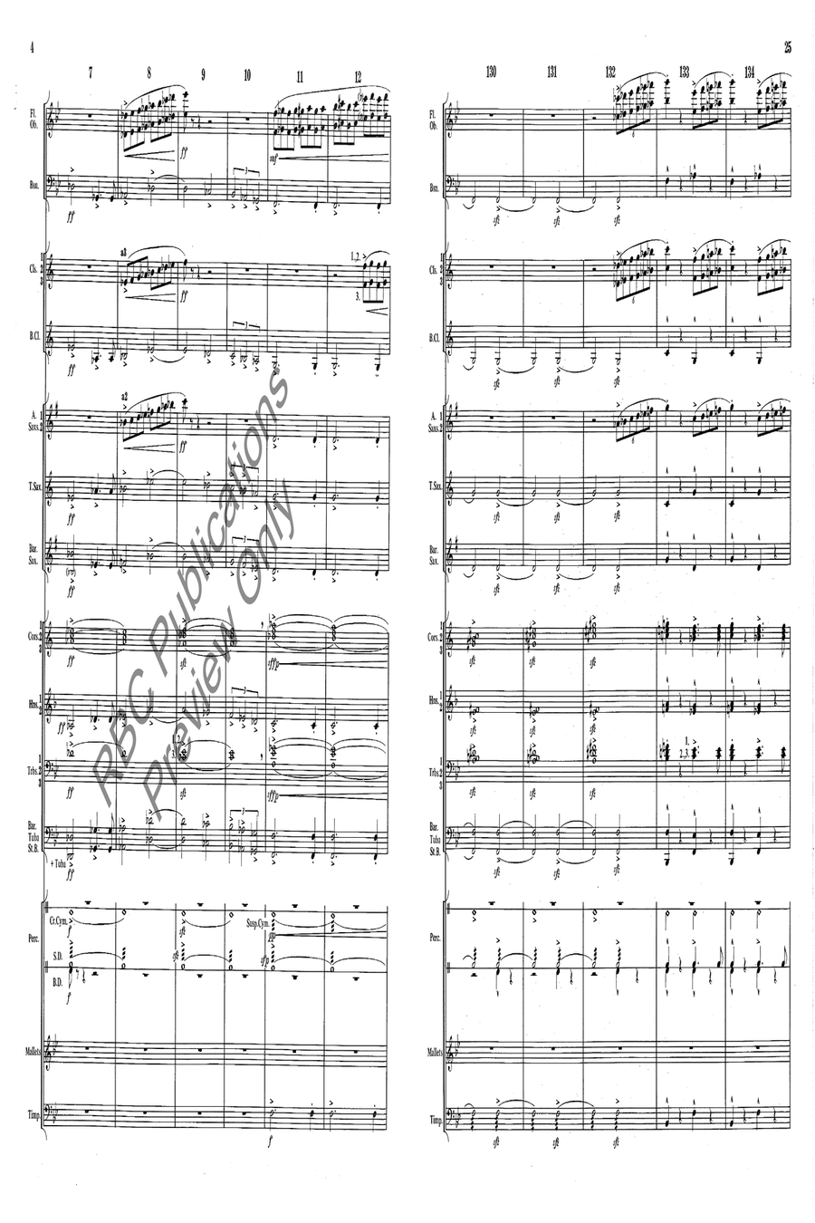 Entracte Concert Band scores gallery preview page 5