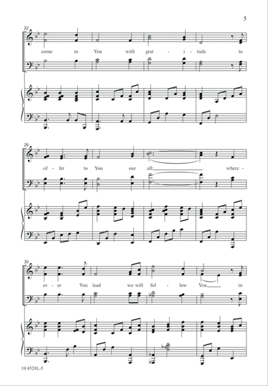 Answer to the Call 4-Part scores gallery preview page 6