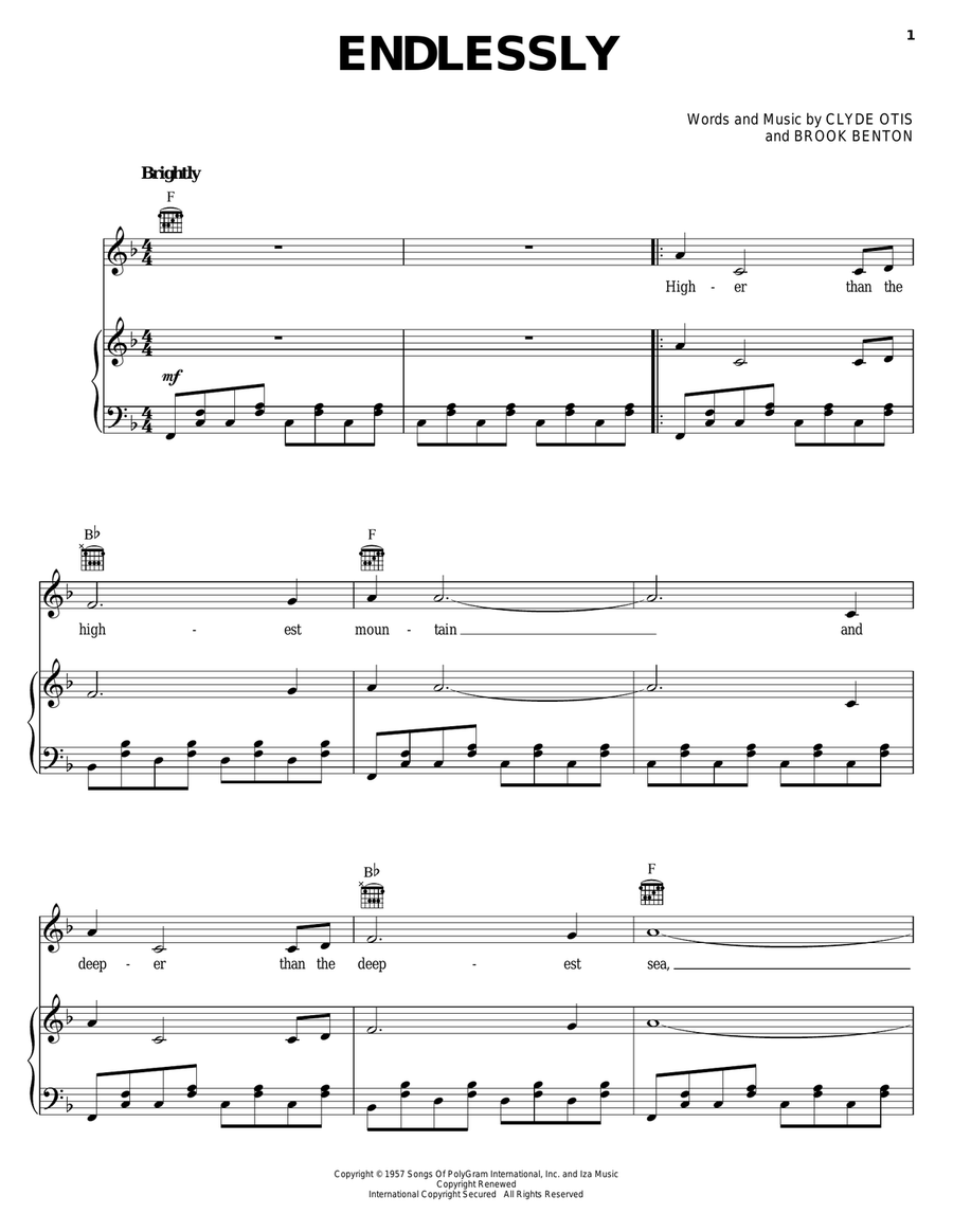 Endlessly Acoustic Guitar scores gallery preview page 1