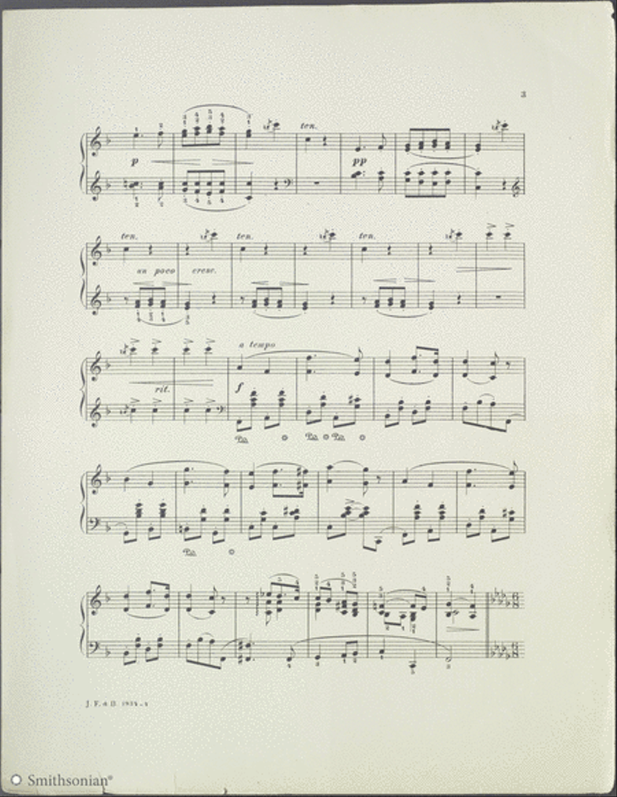 In Colonial Days Piano Solo scores gallery preview page 3