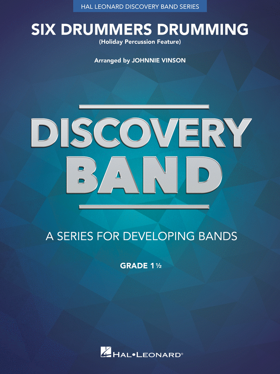 Six Drummers Drumming Six Drummers Drumming Concert Band scores gallery preview page 1