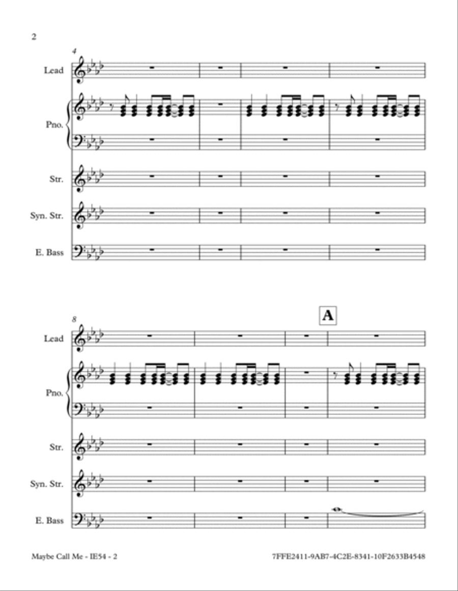 Maybe Call Me Small Ensemble scores gallery preview page 2