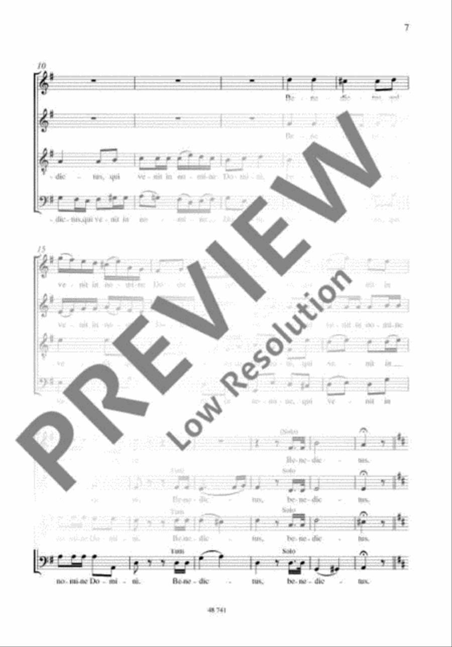 Vier Sätze einer Messe 4-Part scores gallery preview page 8