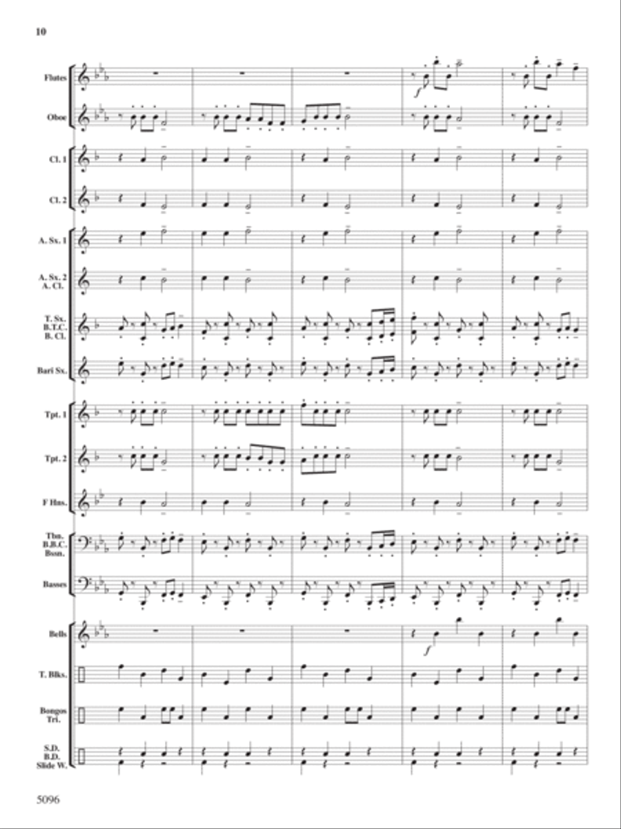 Portly Penguin Parade Concert Band scores gallery preview page 9