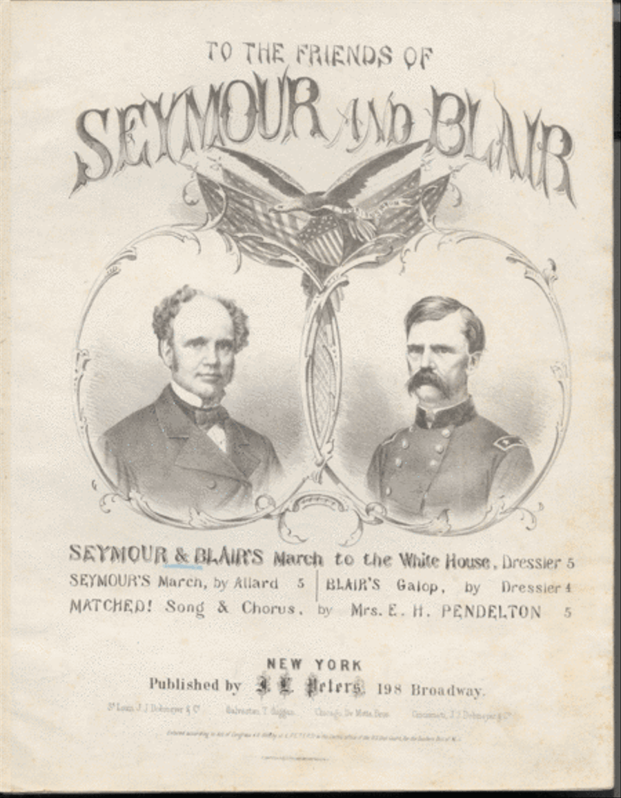Seymour And Blair's March To The White-House Piano Solo scores gallery preview page 1