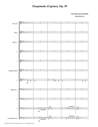 Pasquinade (Double Reed Nonet + Flute & Piccolo)